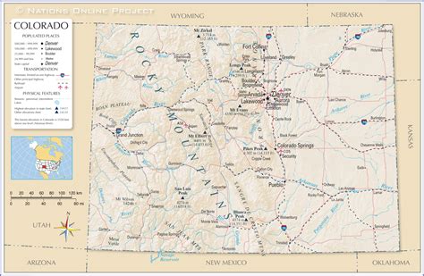 Large Colorado Maps for Free Download and Print HighResolution and