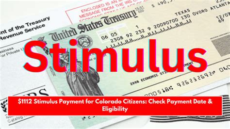 Colorado Stimulus Check 2022 Eligibility