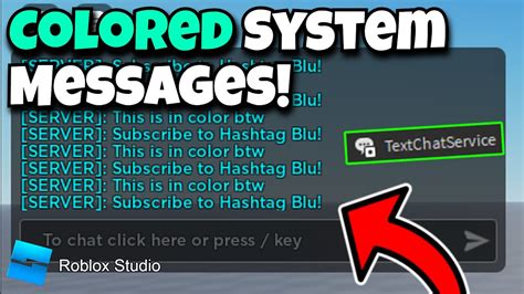 Colored Chat Text - Roblox