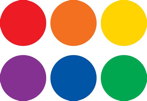 Colored Circles Printable