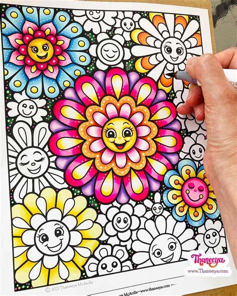 Colored Coloring Pages