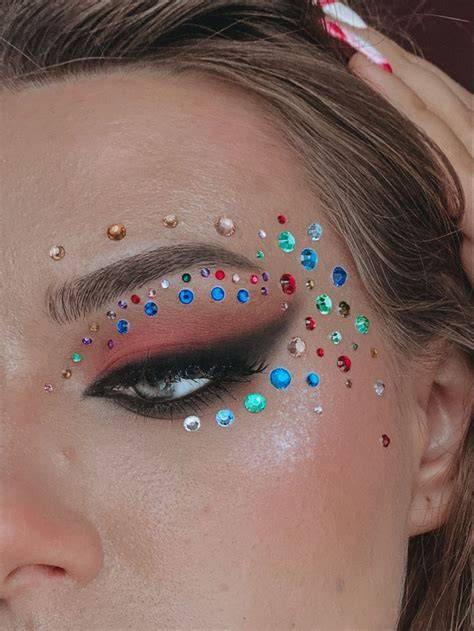 Colored Gems for Makeup