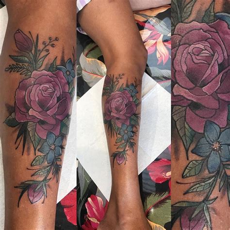 Colored Tattoos On Dark Skin