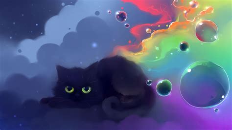 Colorful Anime Cats