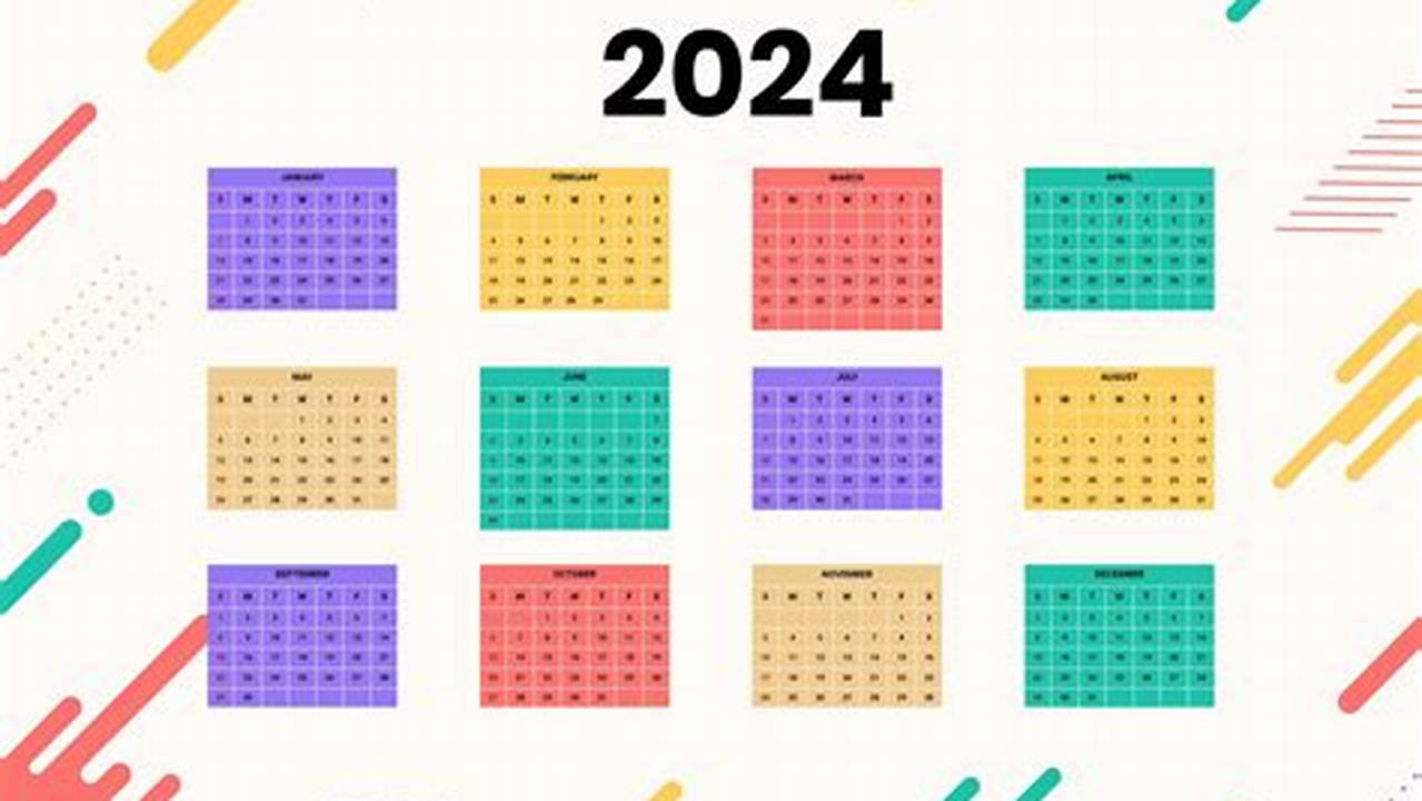 Colorful April 2024 Calendar Google Chrome