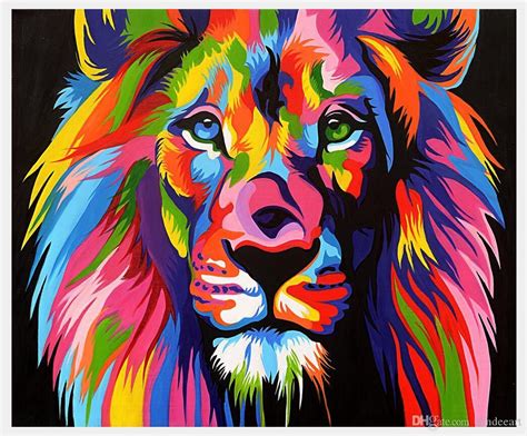 Vibrant and Striking: Discover the Beauty of Colorful Animal Canvas Art