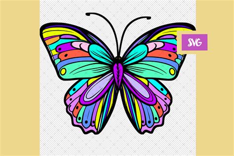 colorful butterfly svg free