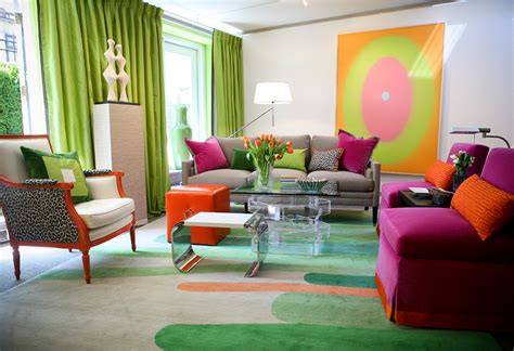 Colorful Chairs in Living Room
