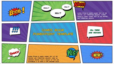 Colorful Comic. Free PowerPoint Template & Google Slides Theme