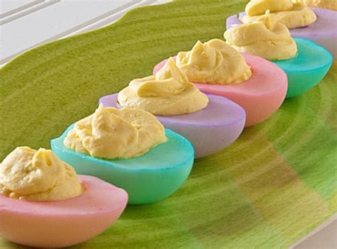 Colorful Easter Deviled Eggs