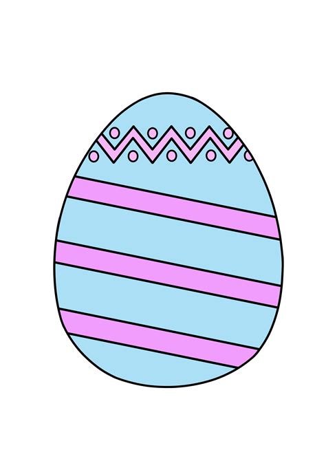 Colorful Easter Eggs Printable