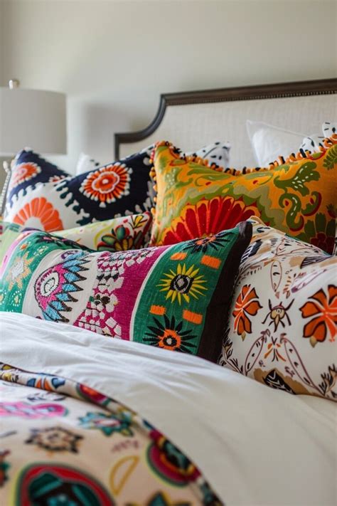 Colorful Fabric Pillows