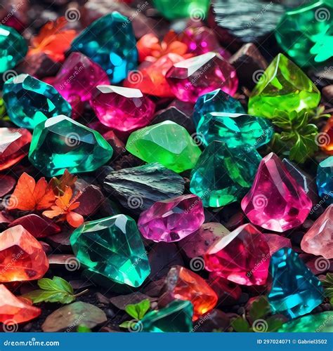 Colorful Gemstones in Rings