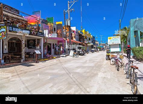 Colorful Holbox buildings