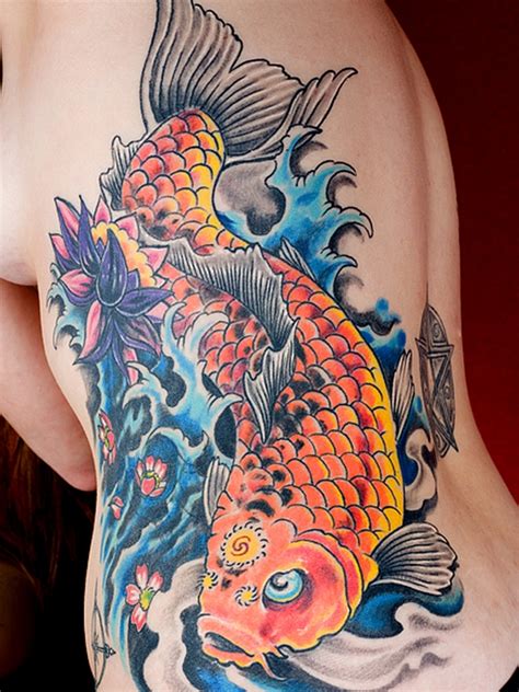 Pin on Colorful Koi Fish Tattoos