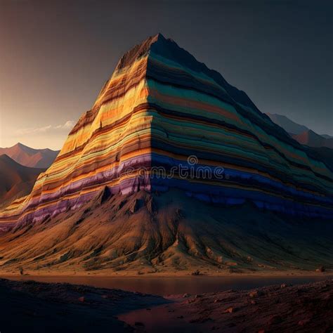 Colorful Mountain Layers