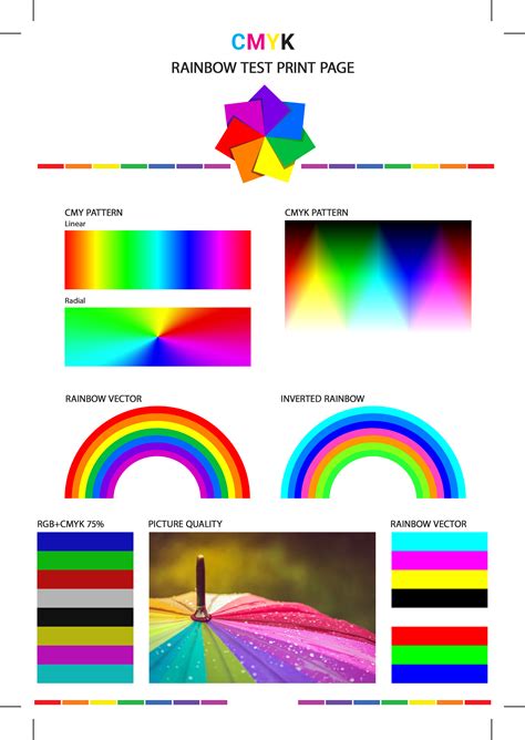 Colorful Printer Test Page