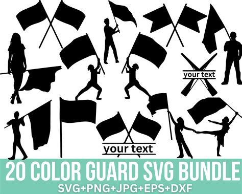 Unleash Your Creativity with Colorguard SVG: Transforming Designs into Spectacular Performances