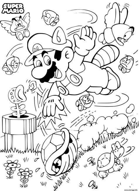Coloriage A Imprimer Mario
