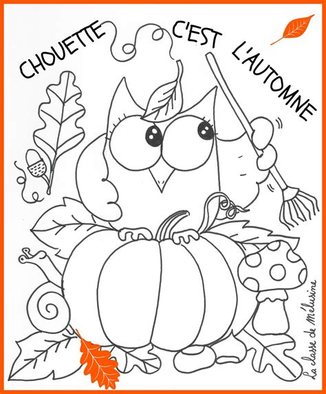 Coloriage Automne à Imprimer