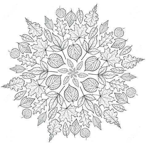 Coloriage Automne Mandala