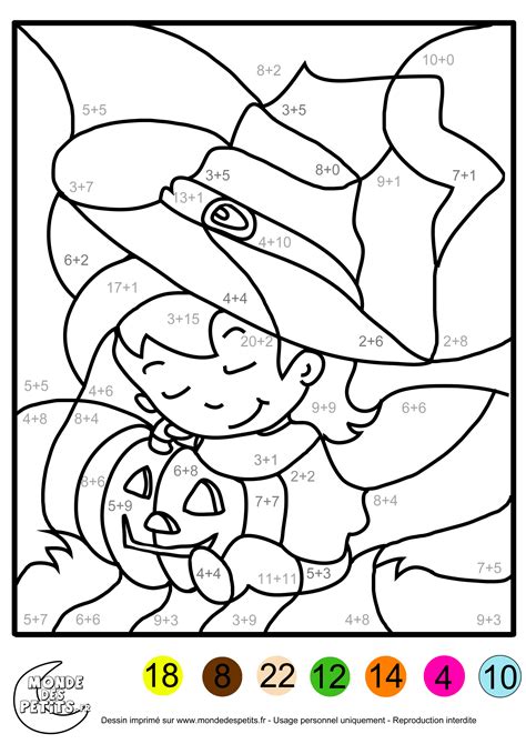 Coloriage Avec Calcul