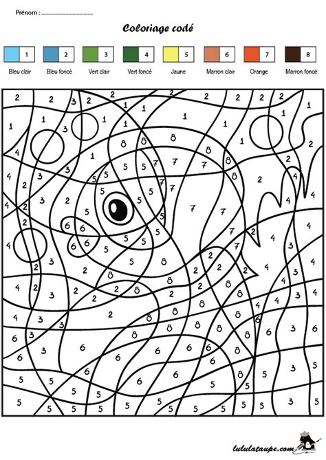 Coloriage Avec Chiffre