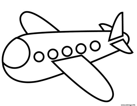Coloriage Avion