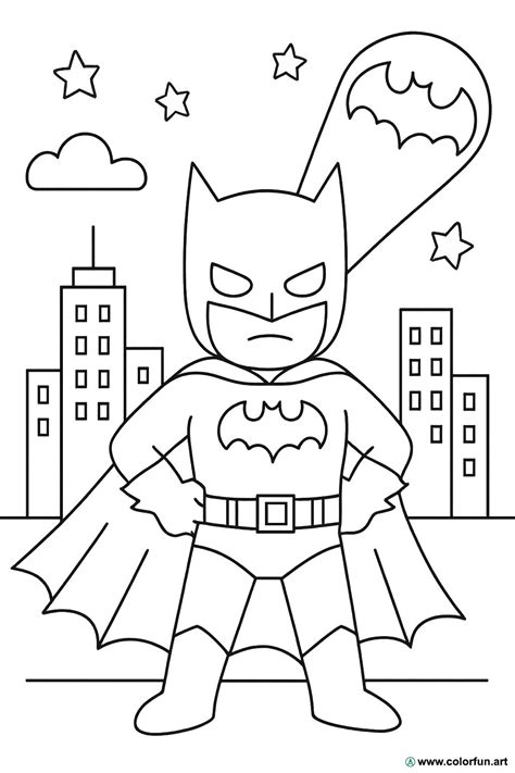 Coloriage Batmane