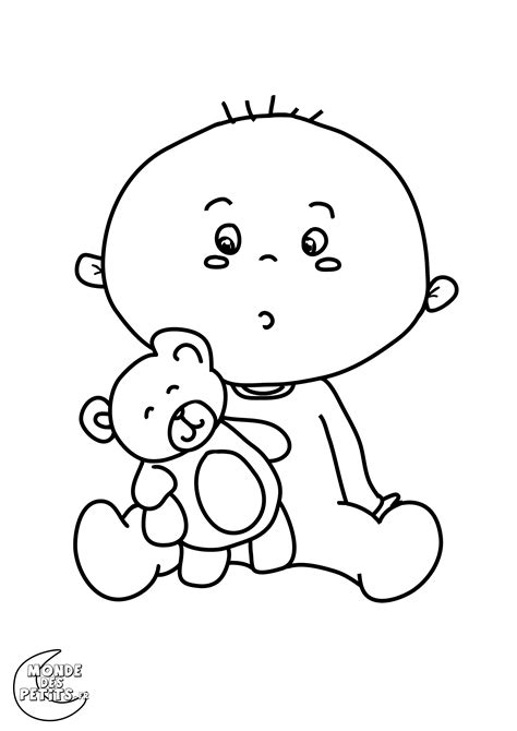 Coloriage Bebe 1 Hour