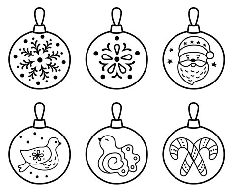 Coloriage Boules De Noel