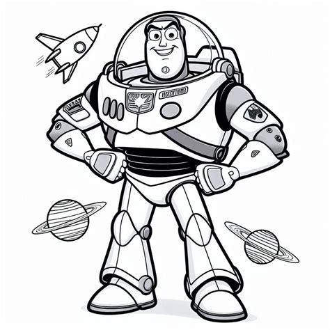 Coloriage Buzz L éclair