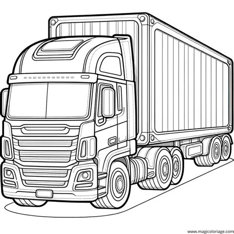 Coloriage Camion
