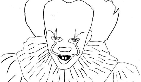 Coloriage Clown Tueur