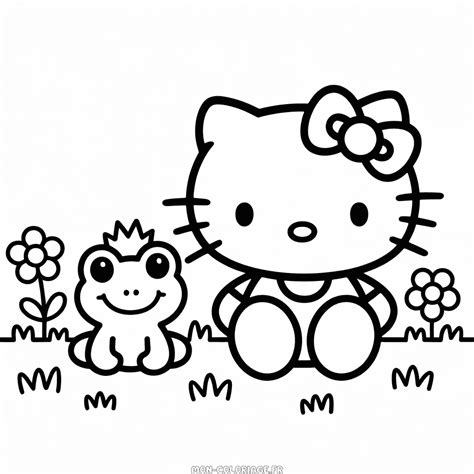 Coloriage De Hello Kitty