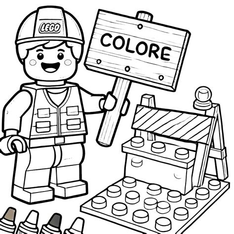 Coloriage De Lego