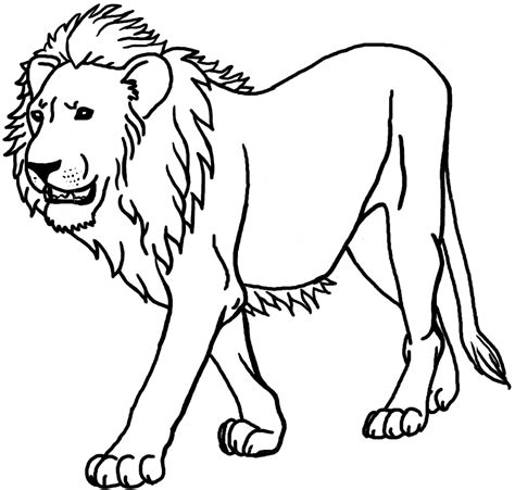 Coloriage De Lion