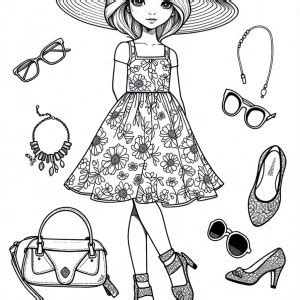 Coloriage De Mode