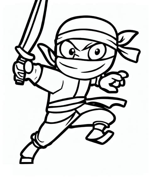 Coloriage De Ninja