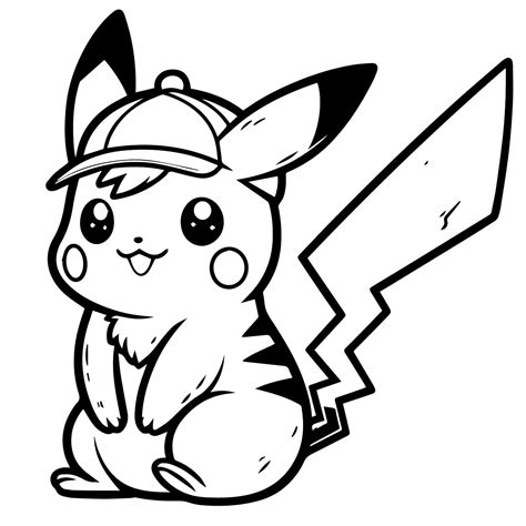 Coloriage De Pikachu