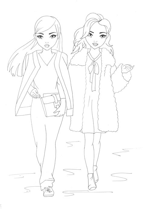Coloriage De Top Model