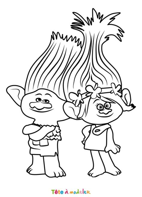 Coloriage Des Trolls