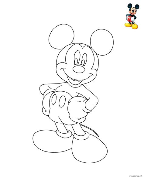 Coloriage Disney Mickey