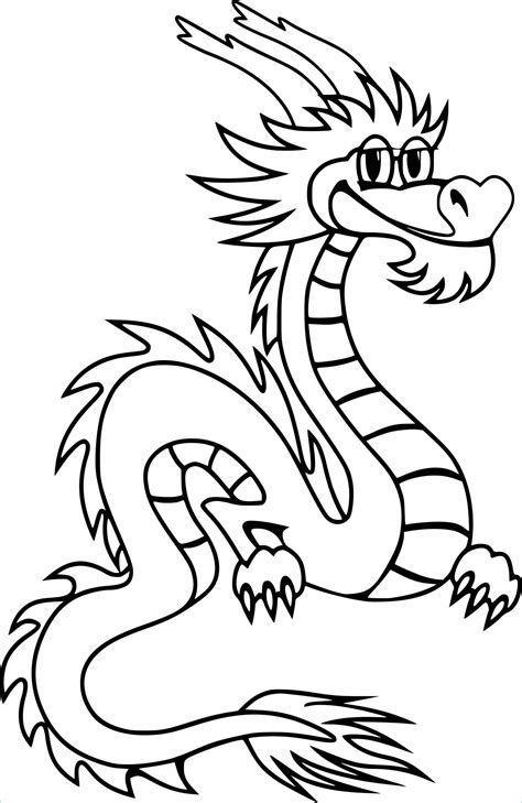 Coloriage Dragon Chino   is