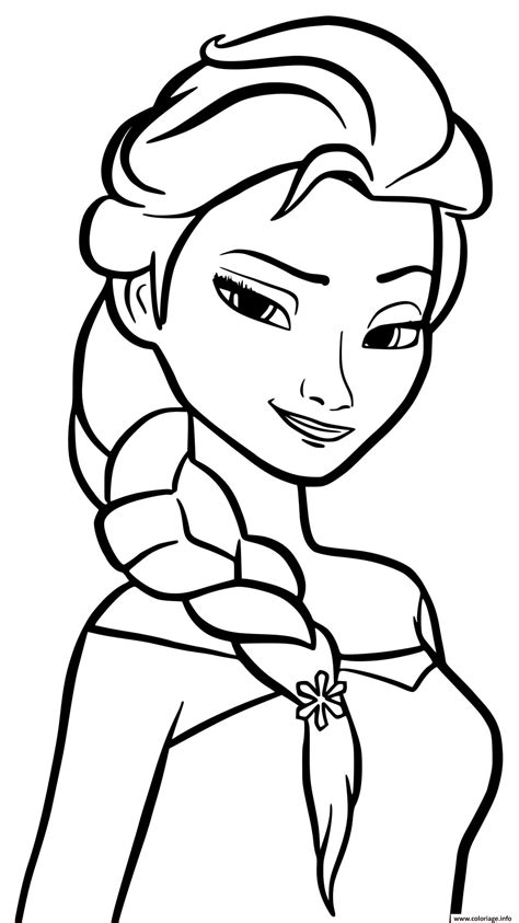 Coloriage Elsa