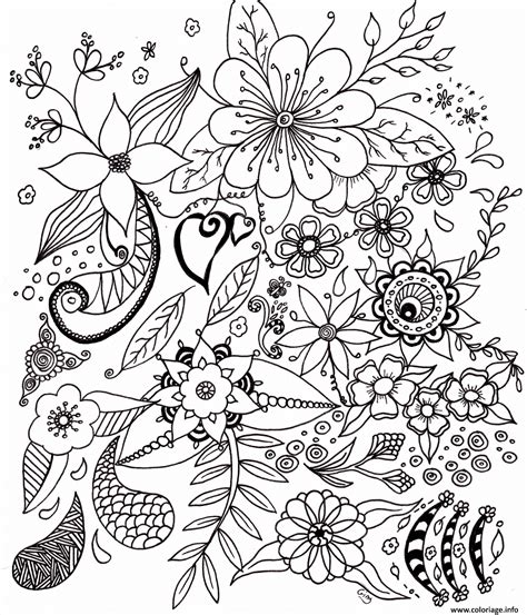 Coloriage Fleurs