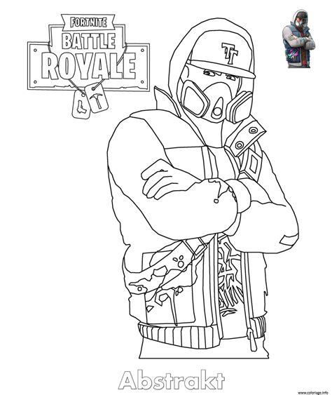 Coloriage Fortnite Skin Changer