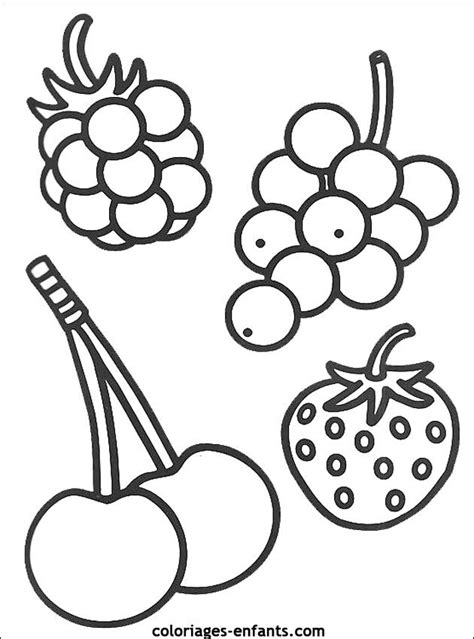 Coloriage Fruits Agravera