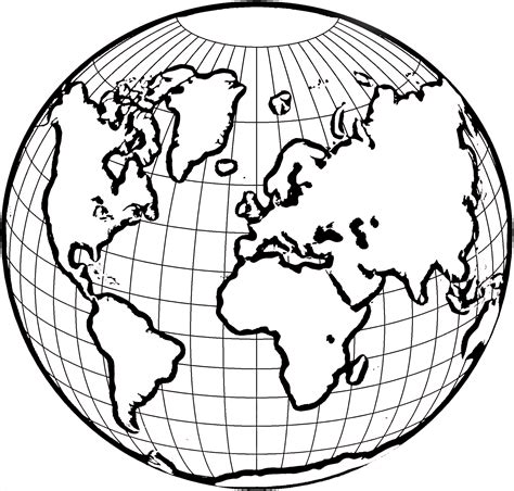 Coloriage Globe