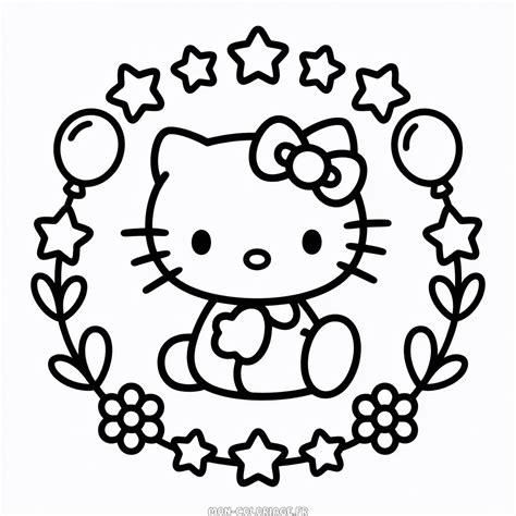 Coloriage Hello Kitty